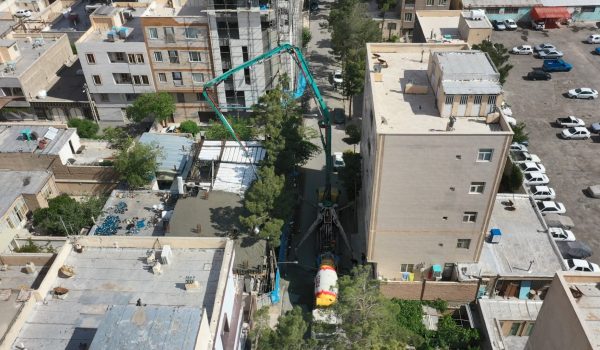 بتن آماده رباط کریم خرید بتن با رده مقاومتی C35 پروژه دادکستری - ساروج بتن اربابیان