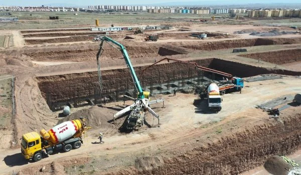 بچینگ پلانت بتن - تولید بتن پروژه مسکونی ماهان البرز پرند - ساروج بتن اربابیان