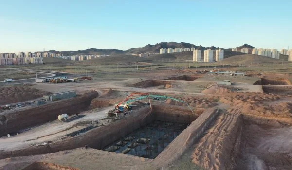 میکسر بتن - تولید بتن پروژه مسکونی ماهان البرز پرند - ساروج بتن اربابیان