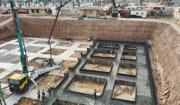 بتن ریزی فونداسیون، سقف، ستون، دیوار در شهرک صنعتی پرند - ساروج بتن اربابیان